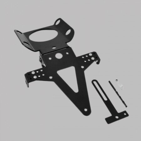 Kennzeichenhalter | BENELLI TNT 899 /1130 verstellbar | schwarz | inkl. Reflektorhalter