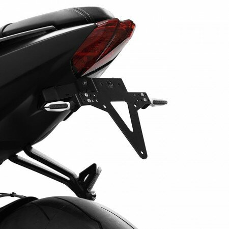 Kennzeichenhalter | TRIUMPH Street Triple 675/765R Daytona | 13-24 | verstellbar | + Reflektorhalter