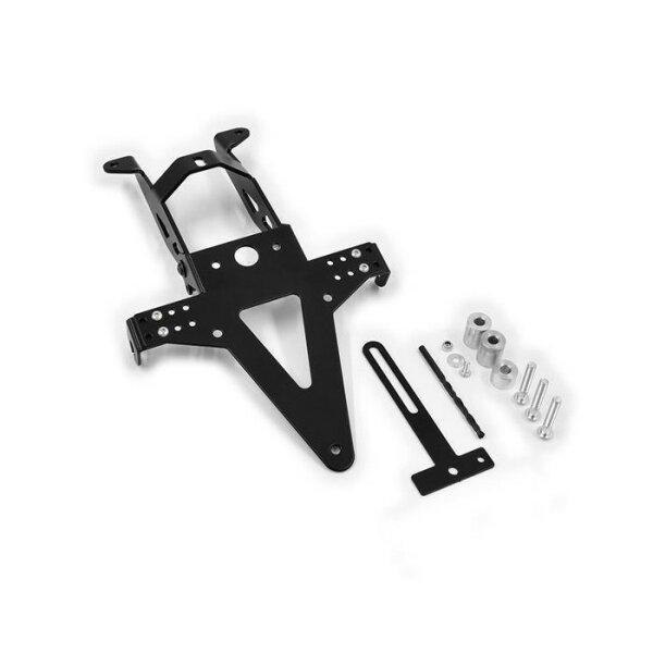 Kennzeichenhalter | KTM 690 Duke/ SM/R | -11 verstellbar | schwarz | inkl. Reflektorhalte