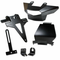 Kennzeichenhalter | KTM 125/200/390 Duke | 11-16 verstellbar | schwarz | inkl. Reflektorhalter