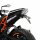 Kennzeichenhalter | KTM 125 / 390 Duke | 17-23 verstellbar | schwarz | inkl. Reflektorhalter
