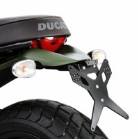KZH X-Line | Ducati Scrambler 800 BJ 2015-20 verstellbar | T-Stück + Reflektor + Beleuchtung