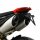Kennzeichenhalter | DUCATI Hypermotard 950 | 19-24 verstellbar | schwarz | inkl. Reflektorhalter
