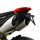 Kennzeichenhalter | DUCATI Hypermotard 950 | 19-24 verstellbar | schwarz | inkl. Reflektorhalter