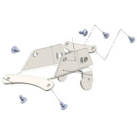 Kennzeichenhalter | HUSQVARNA 701 SM | 16-26 verstellbar | schwarz | inkl. Reflektorhalter