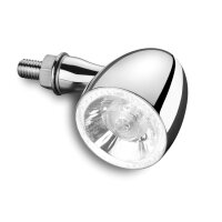 Kellermann LED-Blinker- / Positionsleuchte Bullet 1000 PL white, chrom-glänzend, klares Glas