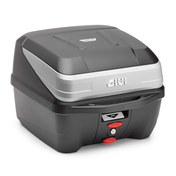 GIVI B32 BOLD Monolock Topcase mit Platte schwarz uni / 32 Liter Volumen / max Zuladung 3 kg