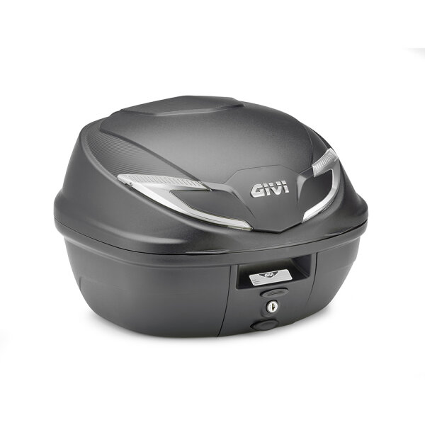 GIVI B360NT2 Monolock® Topcase mit Platte Volumen 39 Liter, mit transparenten Reflektoren