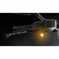 HeinzBikes NANO Series LED Blinker für H-D Lenkerarmaturen SOFTAIL 2018-2020, schwarz