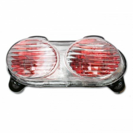 Klarglasrücklicht Kawasaki ZX-6R Bj. 98-02, ZR-7 Bj. 00-01 / ZX 9R Bj. 98-01, E-geprüft