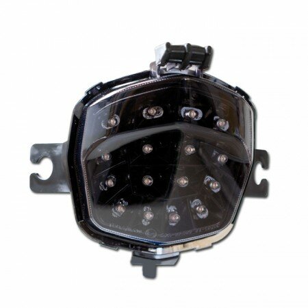LED-Rücklicht Suzuki | GSF650 09-12 /GSF650S 09-13 GSF1250 | getönt | Reflektor schwarz | E-geprüft