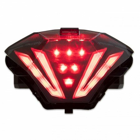 LED-Rücklicht Yamaha | R3/R25 -19 | MT/FZ-07 14-17 MT-03 15-24 | MT-25 15- | getönt | E-geprüft