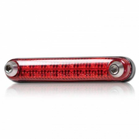 LED-Rücklicht "Rail" | ohne KZB | biegsam | rot Maße: B 105 x H 18 x T 19 mm | E-geprüft