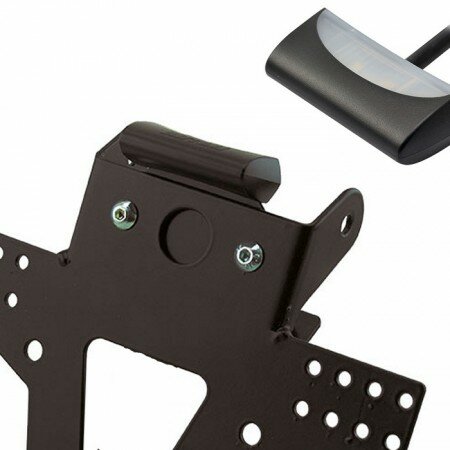 LED-KZB "DAYTONA"  | mit Halter | schwarz | Typ: 1 B 49 x H 14 x T 20 | Lochabstand: 45mm | E-geprüft
