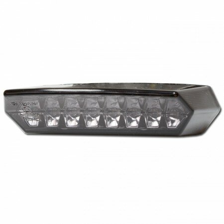 LED-Rücklicht "Teramo" | getönt | KZB | E-geprüft Maße: B 110 x H 27 x T 62 mm