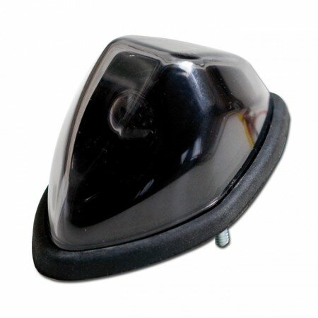 LED-Rücklicht "Punch" | getönt | schwarz Maße: B 78 x H 36 x T 50 mm | E-geprüft