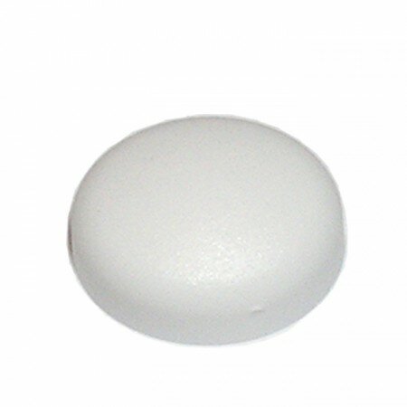 Nummernschildabdeckkappen-Set "weiss" | 100 Stck passend für M5 / M6 / 4,8 / 5,8 mm