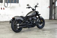 Miller Omaha  Euro 5 Slip-On Auspuff Indian Chief Dark Horse / Bobber