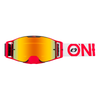 ONeal B-30 Goggle BOLD black/red - radium red