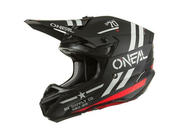 ONeal 5SRS Polyacrylite Helmet SQUADRON black/gray L (59/60 cm) ECE22.06