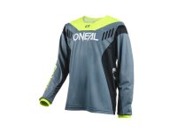 ONeal ELEMENT FR Youth Jersey HYBRID gray/neon yellow L