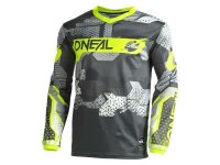 ONeal ELEMENT Jersey CAMO gray/neon yellow XXL