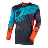 ONeal ELEMENT Jersey FACTOR gray/orange/blue S