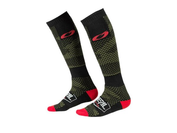ONeal PRO MX Sock COVERT black/green (One Size)