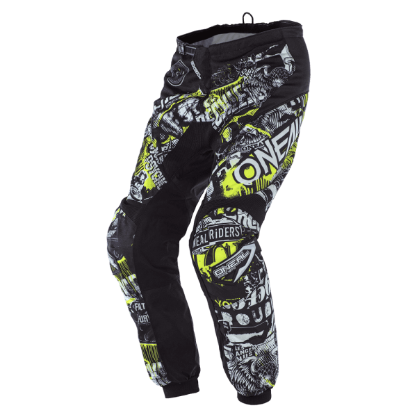 ONeal ELEMENT Pants ATTACK black/neon yellow 42/58