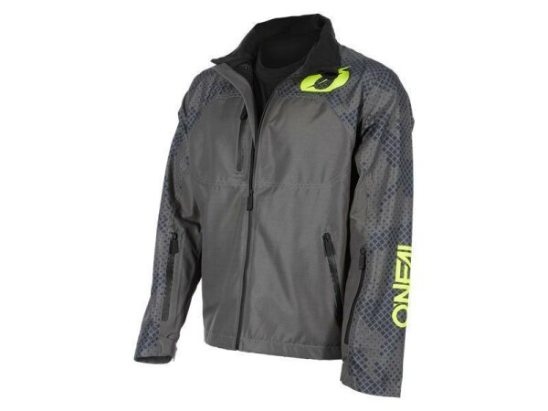 ONeal SHORE Rain Jacket gray/neon yellow XL