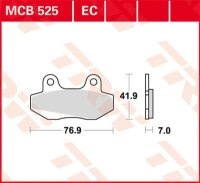 TRW Scheibenbremsbeläge Economy  MCB525EC   (N)