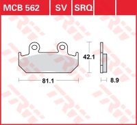 TRW Scheibenbremsbelag MCB562TRQ