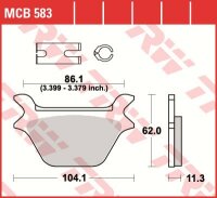 TRW Scheibenbremsbelag MCB583