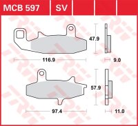 TRW Scheibenbremsbelag MCB597