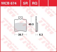 TRW Scheibenbremsbelag MCB674