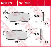 TRW Scheibenbremsbelag MCB677TRQ