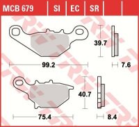 TRW Scheibenbremsbelag MCB679EC
