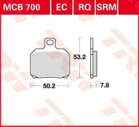 TRW Scheibenbremsbelag MCB700EC