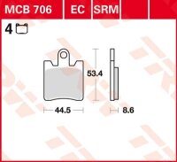 TRW Scheibenbremsbelag MCB706EC