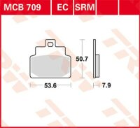 TRW Scheibenbremsbeläge Economy  MCB709EC   (N)