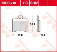 TRW Scheibenbremsbelag MCB710SRM