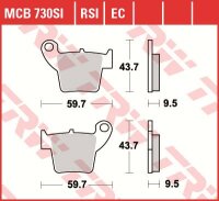 TRW Scheibenbremsbelag MCB730EC