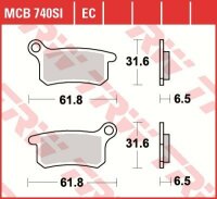 TRW Scheibenbremsbelag MCB740EC