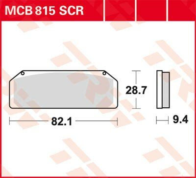 TRW Rennsportbelag Sinter-Carbon-Race  MCB815SCR  (N)