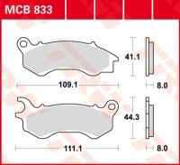 TRW Scheibenbremsbelag MCB833