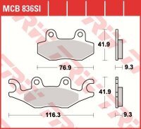 TRW Scheibenbremsbelag MCB836SI