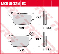 TRW Scheibenbremsbelag MCB880EC