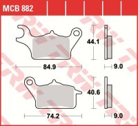 TRW Scheibenbremsbelag MCB882