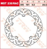 TRW Bremsscheibe  MST238RAC