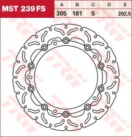 TRW Bremsscheibe schwimmend MST239FS